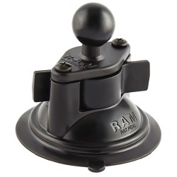 	 RAM 3.25" Diameter Suction Cup Twist Lock Base with 1" Ball 