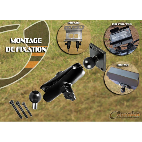 Mounting set bridge (rectangle)