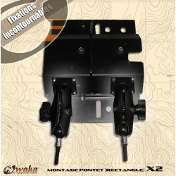 Mounting set bridge (rectangle)